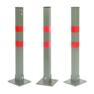 Manual Folding Down traffic parking lock bollard