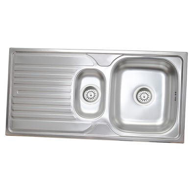 Scratch-Resist Stainless Steel Undermount Double Bowl Kitchen Sink